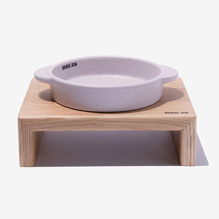 即納【BRIDGE.DOG】BRIDGE MINI POT（COOKIE AND PURPLE） 韓国 犬用品 ドッググッズ フードウェア 犬お皿 フードボウル 餌皿 水飲み 給水器 猫用品