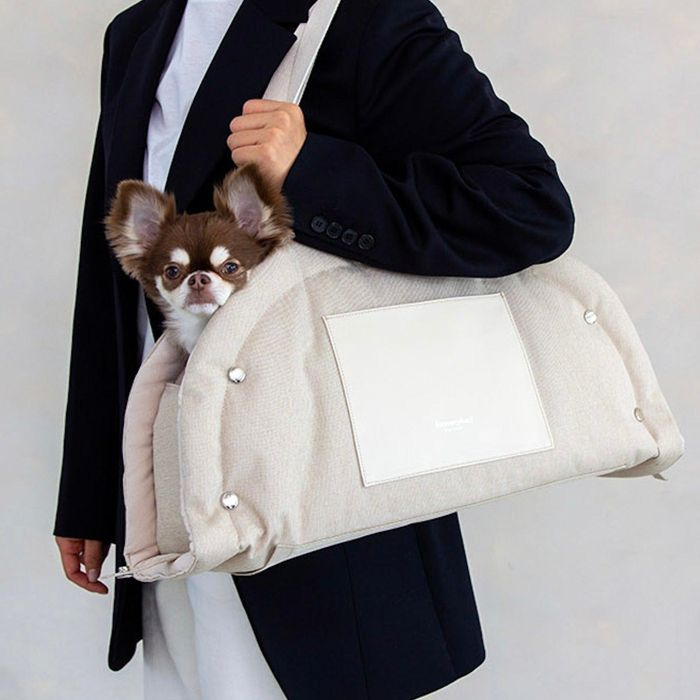 ※予約販売【foreverybari】Park Bag（White sand） バッグ スリング 犬用バッグ ドッグバッグ キャリーバッグ スリングバッグ 軽量 軽い 犬用品 ドッググッズ｜URBAN DOG TOKYO 店