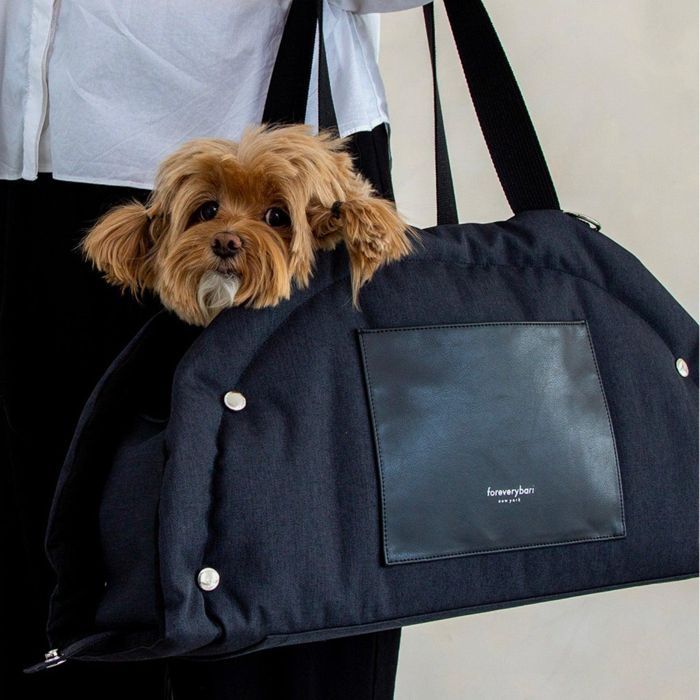 ※予約販売【foreverybari】Park Bag（Mid night） 犬用品 ドッググッズ 韓国 キャリーバッグ 犬用バッグ ドッグバッグ 犬のバッグ スリングバッグ 軽量 軽い｜URBAN DOG TOKYO 店
