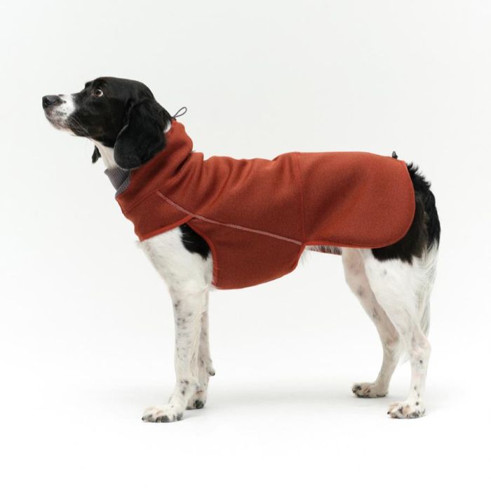 ※取っておく売りわたす【munikund】INTER FLEECE JACKET（BURGUNDY） 犬服  ドッグウェア  大型犬  大型犬服  中型犬  中型犬服  犬設備  ドッググッズ  冬  防寒
