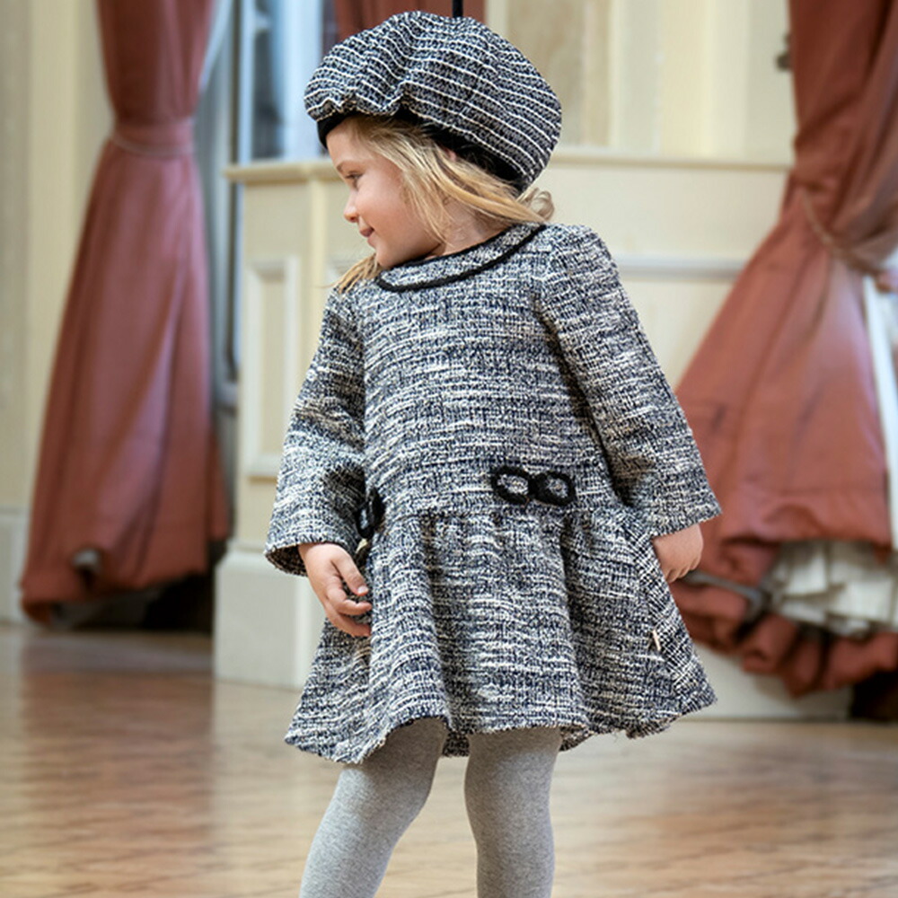 楽天市場】女の子 キッズ ワンピース ツイード フォーマル 通園 通学