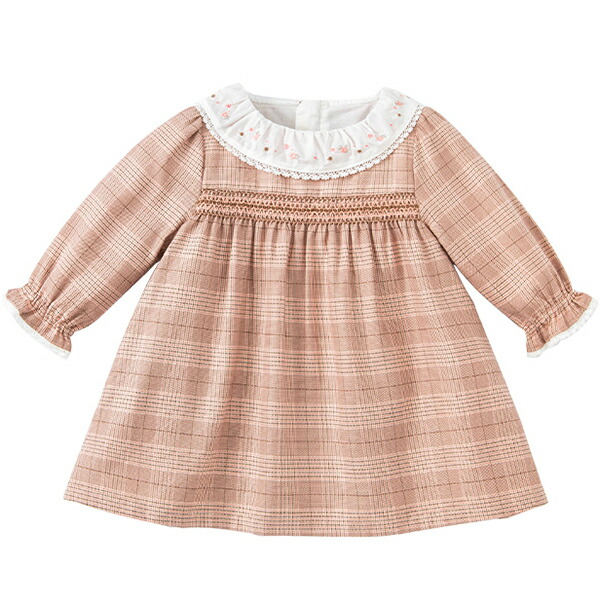 女の子 ワンピース 子供服 長袖 クラシック トラッド チェック ロイヤル ガーリー 上品 学校 お出かけ 秋 春 冬 60 70 80 90 100 110 1 130cm Dbm187 Dave Bella デイブ ベラ Medfited Org