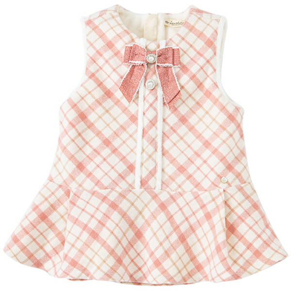 子供服 女の子 チェック ワンピース ノースリーブ ピンク リボン付き お出かけ パーティ 誕生日 学校 ギフト オケージョン フォーマル 春 秋 冬 70 80 90 100 110 1 130 140 Cm Dbl Dave Bella デイブ ベラ Deerfieldtwpportage Com