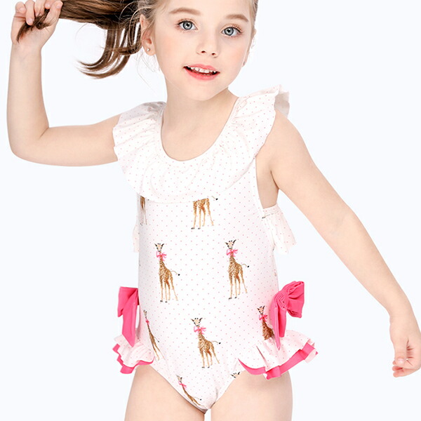 水着 おなご キッズ 孩児 ワンピース フラウンス 範囲ファブリック 夏場 キリン きれい 洒落た Ms Modomoma 児 水浴び スウィミングプール 砂浜 溟海 スイミング 水着 Sefhouston Org