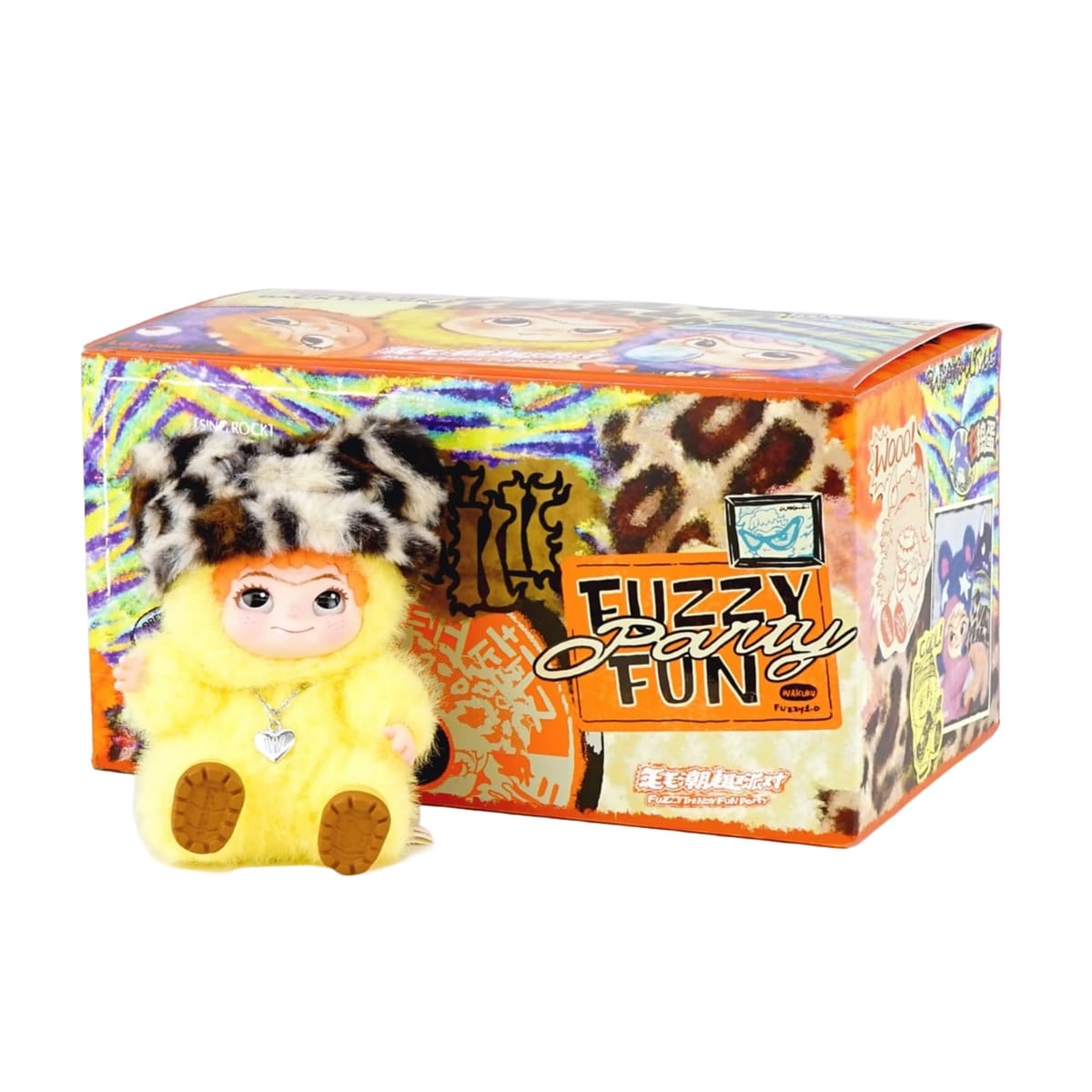 ハシートップイン ワクク（WAKUKU）アソートボックス 6個入り口・入口 トレーディングマスコット続きもの FUZZY TRENDY FUN PARTY ぬいぐるみ