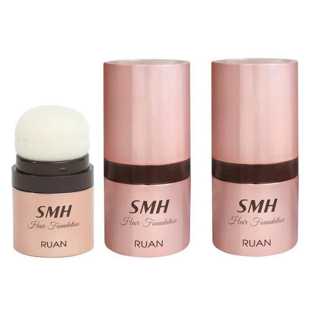 （2個セット）スーパーミリオンヘアー SMH ヘアファンデーション 12g ライトブラウン