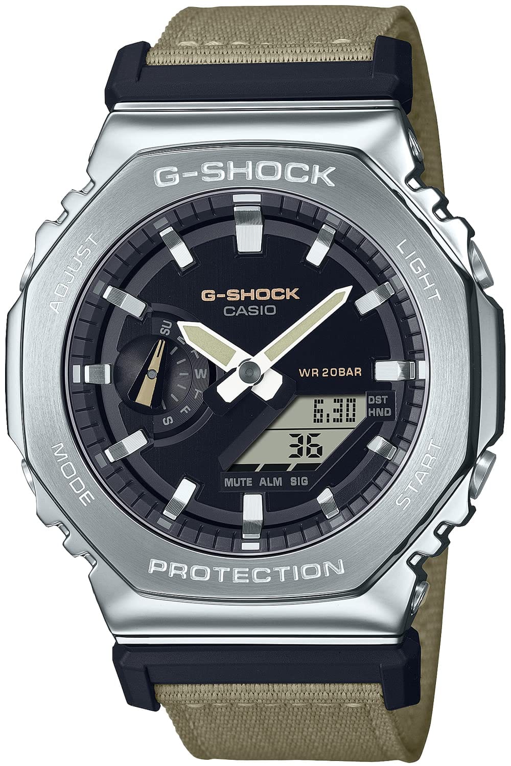 [G-SHOCK] [カシオ] 腕時計 【国内正規品】 メタルカバード GM-2100C-5AJF メンズ ベージュ