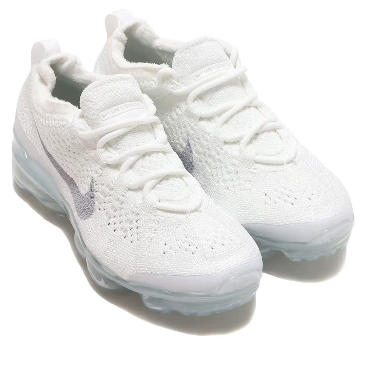 [ナイキ] 大気圏 ヴェイパーマックス 2023 FK W AIR VaporMax 2023 FK 白いこと/メタリックシルバー/ピュアプラチナム DV6840-100 ナイキジャパン置き目品
