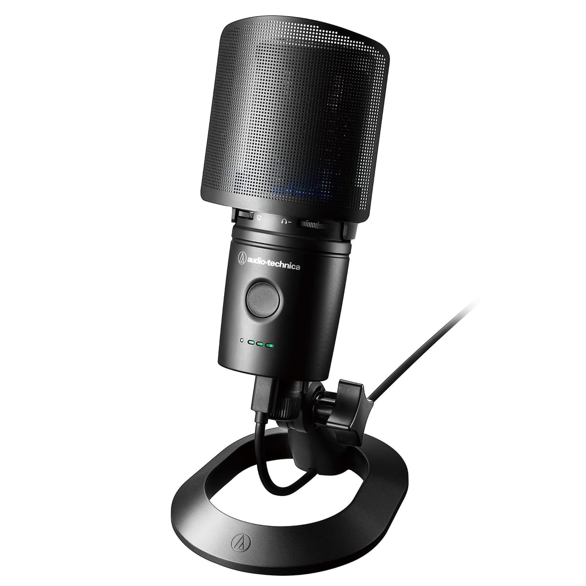 オーディオテクニカ AT2020USB-X コンデンサーマイク ミュートボタン付き 音量調整 イヤホン出力 ドライバー不要 ゲーミング 配信用 マイク テレワーク/ストリーマー/コンテンツクリエーター/ゲーマー向け/PC PS4 PS5 国内正規品