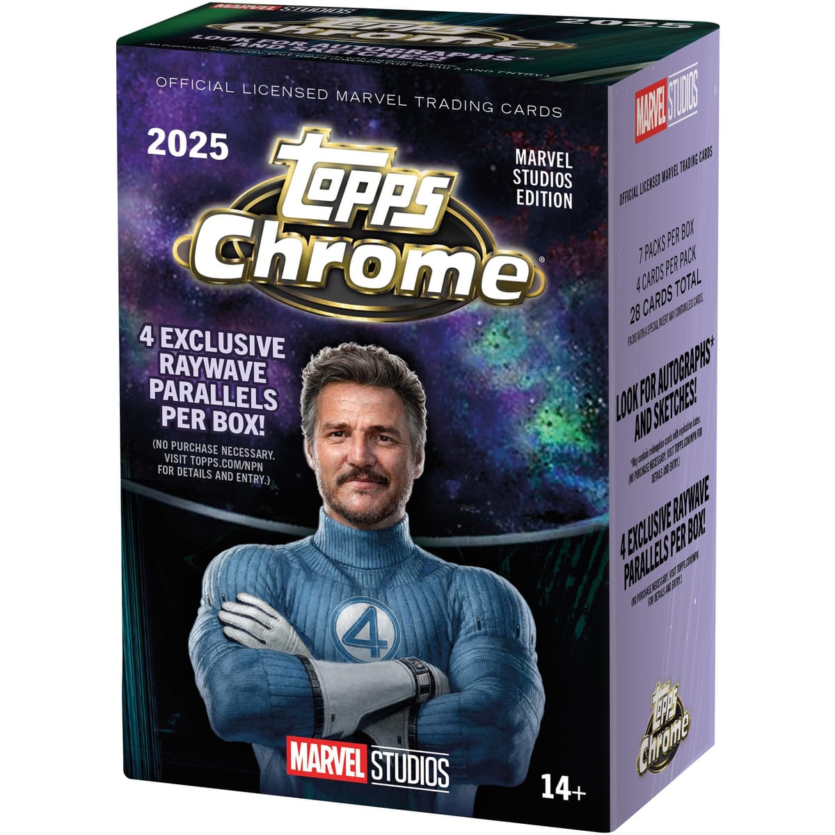 2025 Topps Marvel Studios Chrome - 工場出荷時密封 - バリューボックス。