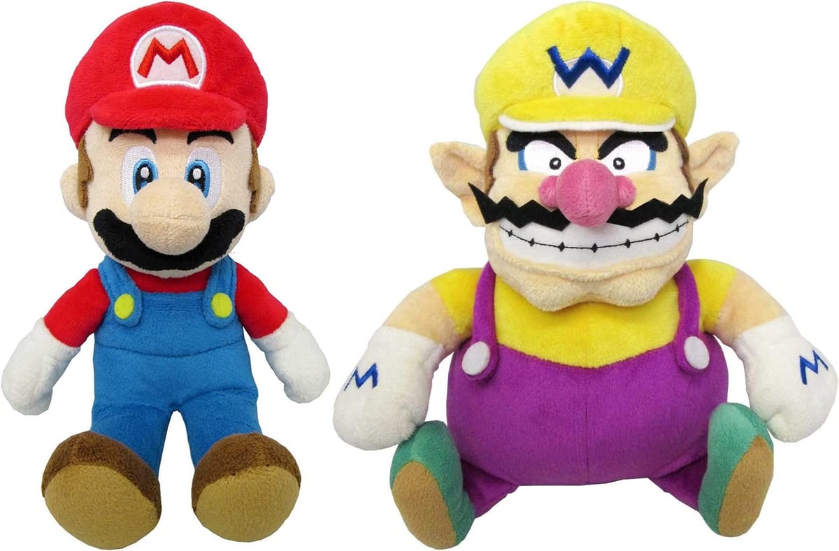 楽天市場】マリオ＆ピーチ姫(S) ぬいぐるみ 2種セット 【座高約