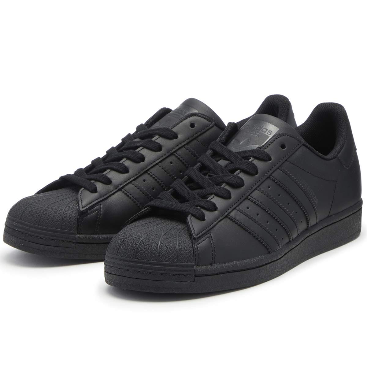 [アディダス] adidas スーパースター トリプルブラック SUPERSTAR ブラック/ブラック EG4957 アディダスジャパン正規品 [並行輸入品]