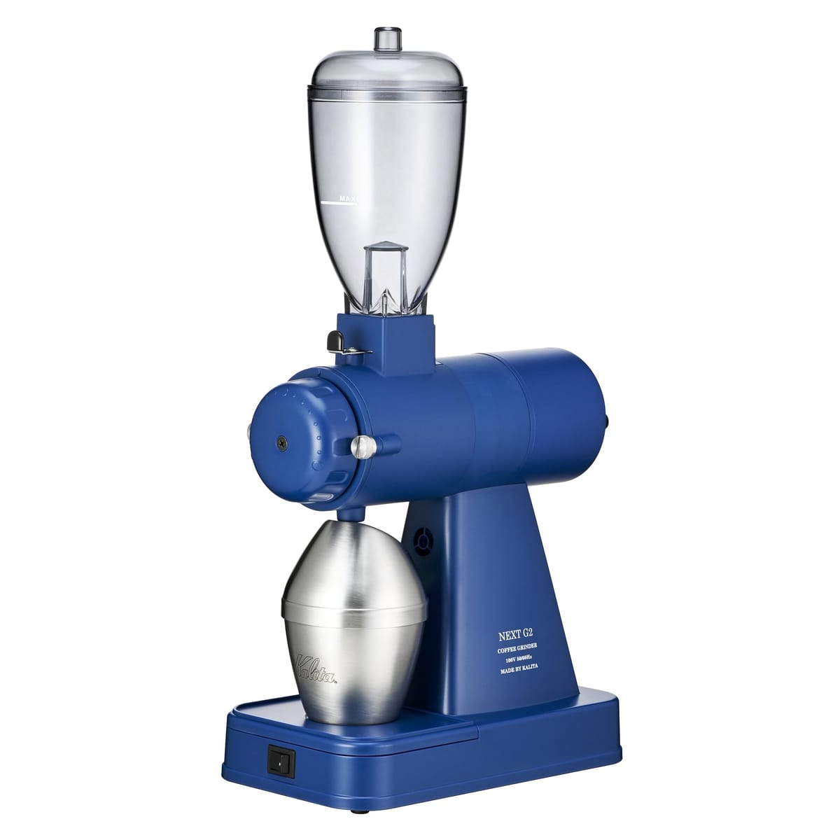 カリタ Kalita 61122 電動珈琲粉砕機 本体 NEXT G2 ネクスト G2 （RB） ロイヤル青碧