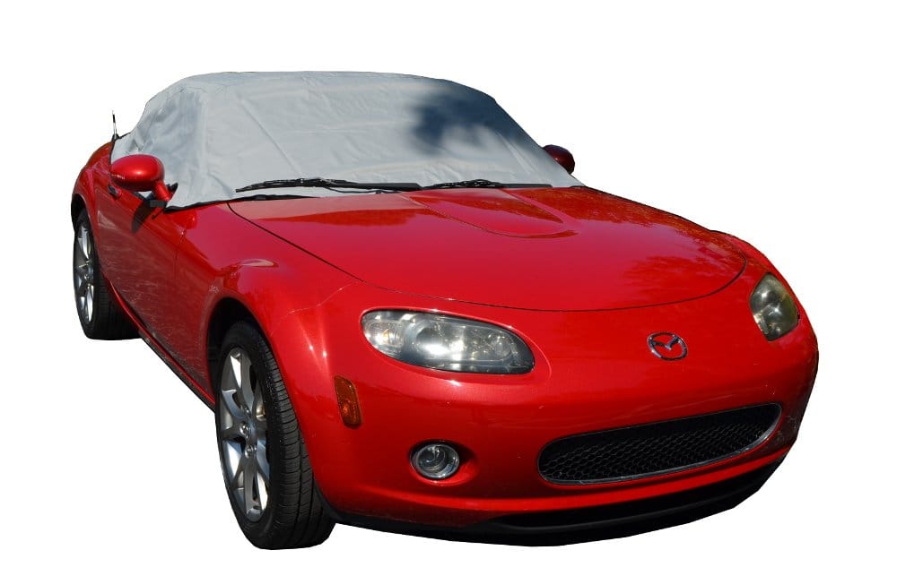 North American Custom Covers Miata MX5 Mk3 (NC) 互換品 ソフトトップ プロテクター ハーフカバー グレー 1999-2009｜Urban Oasis Goods