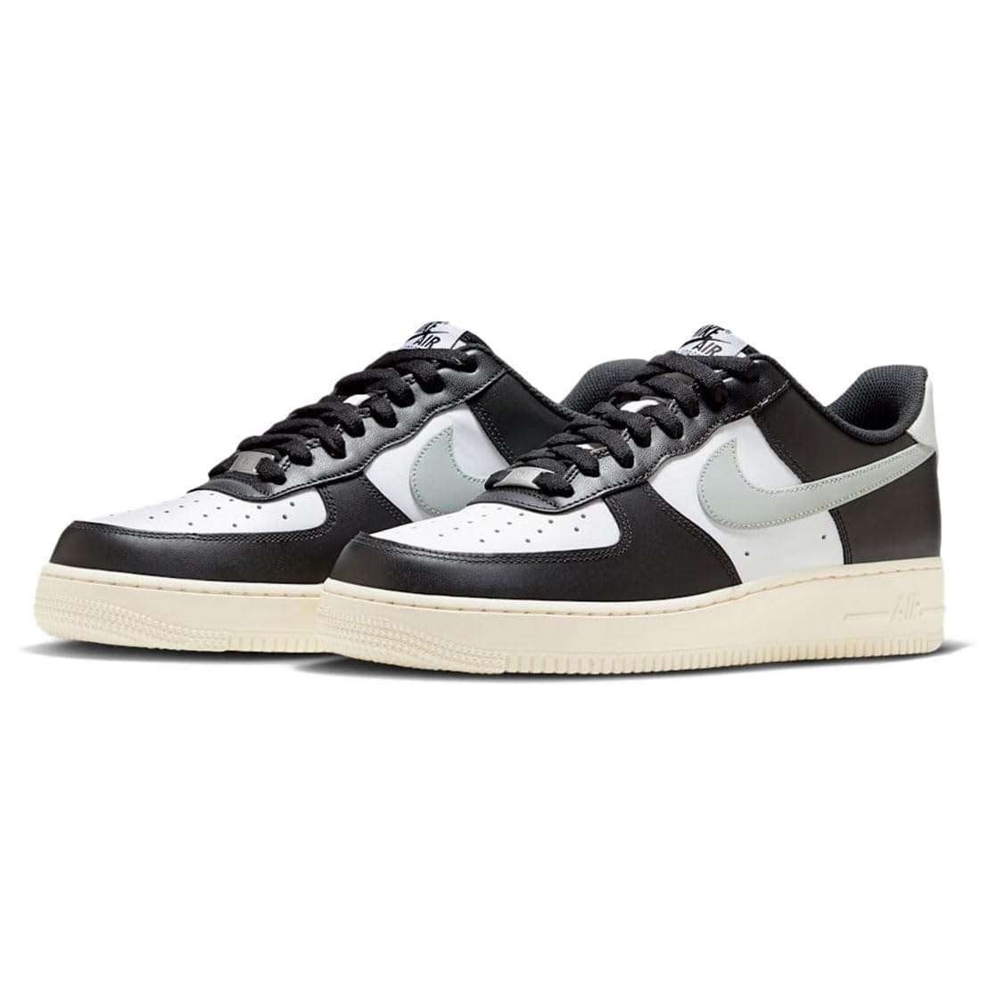 [ナイキ] エア湖 フォース 1 \u002707 AIR FORCE 1 \u002707 白いこと/ココナツ酪漿/黒いこと/点火装置しろがね色 FQ6848-101