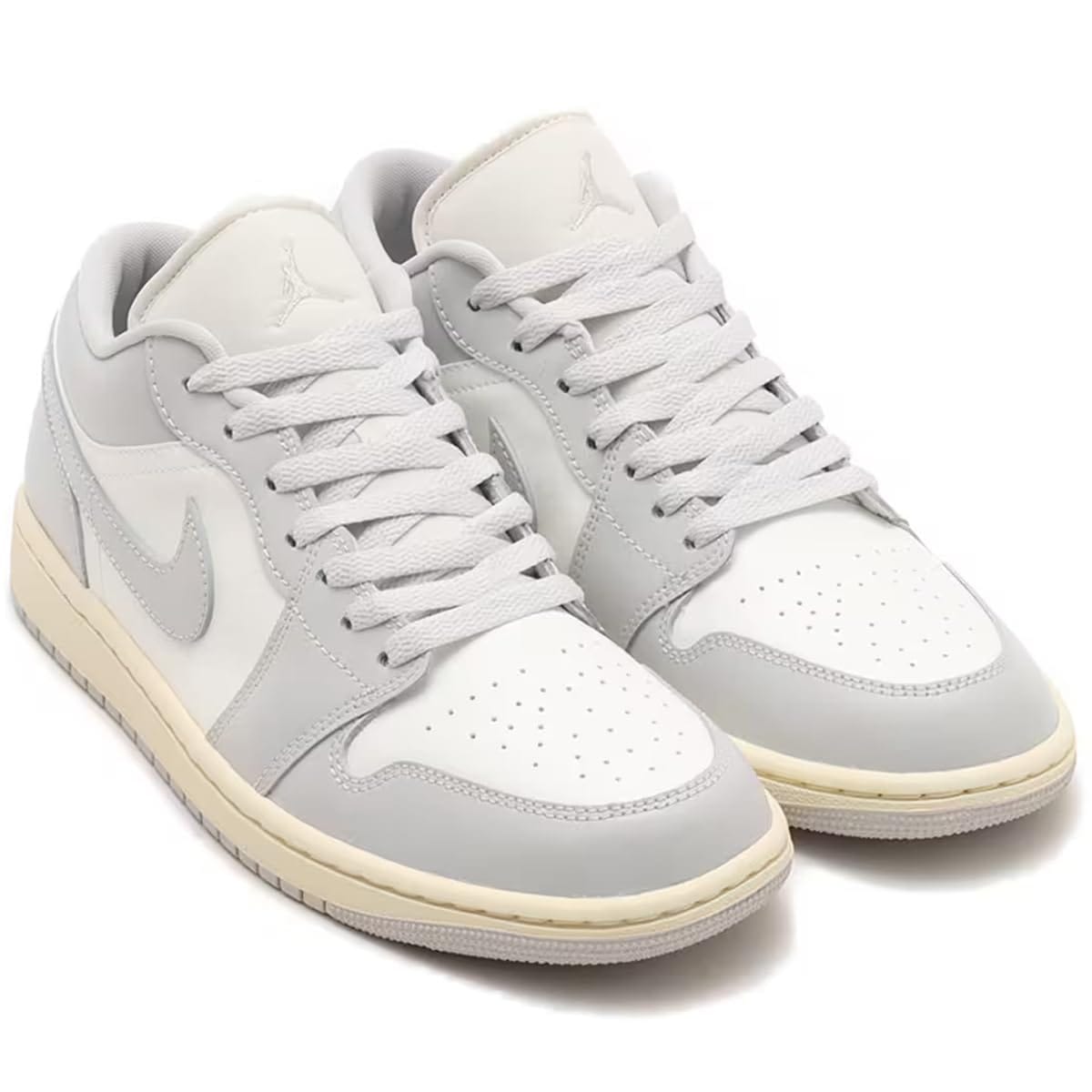 [ナイキ] エア ジョーダン 1 ロー W AIR JORDAN 1 LOW セイル/ライトグレー DC0774-103
