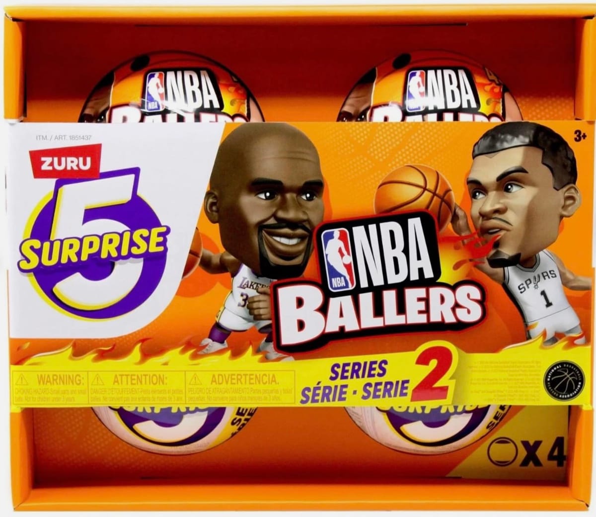 楽天市場】ZURU 5 Surprise NBA Ballersシリーズ2 NBAライセンス商品