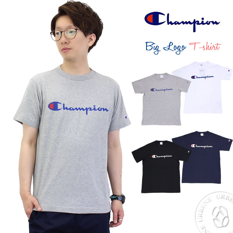 champion big logo t shirt