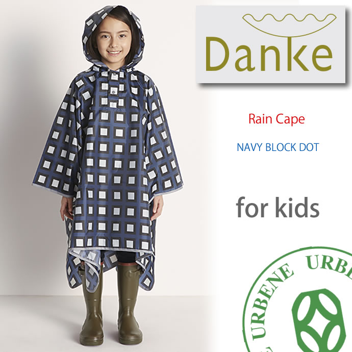 楽天市場 ダンケ キッズ ポンチョ For Kids ネイビーブロックドット レインケープ Rain Cape Dwz 29 06 レインコート 子供服 かっぱ 雨具 レジャーシート 子供用 男の子用 女の子用 アウトドア おしゃれ 自転車 ポンチョ 防水 撥水加工 楽天 Z0 アーベン ジーンズ