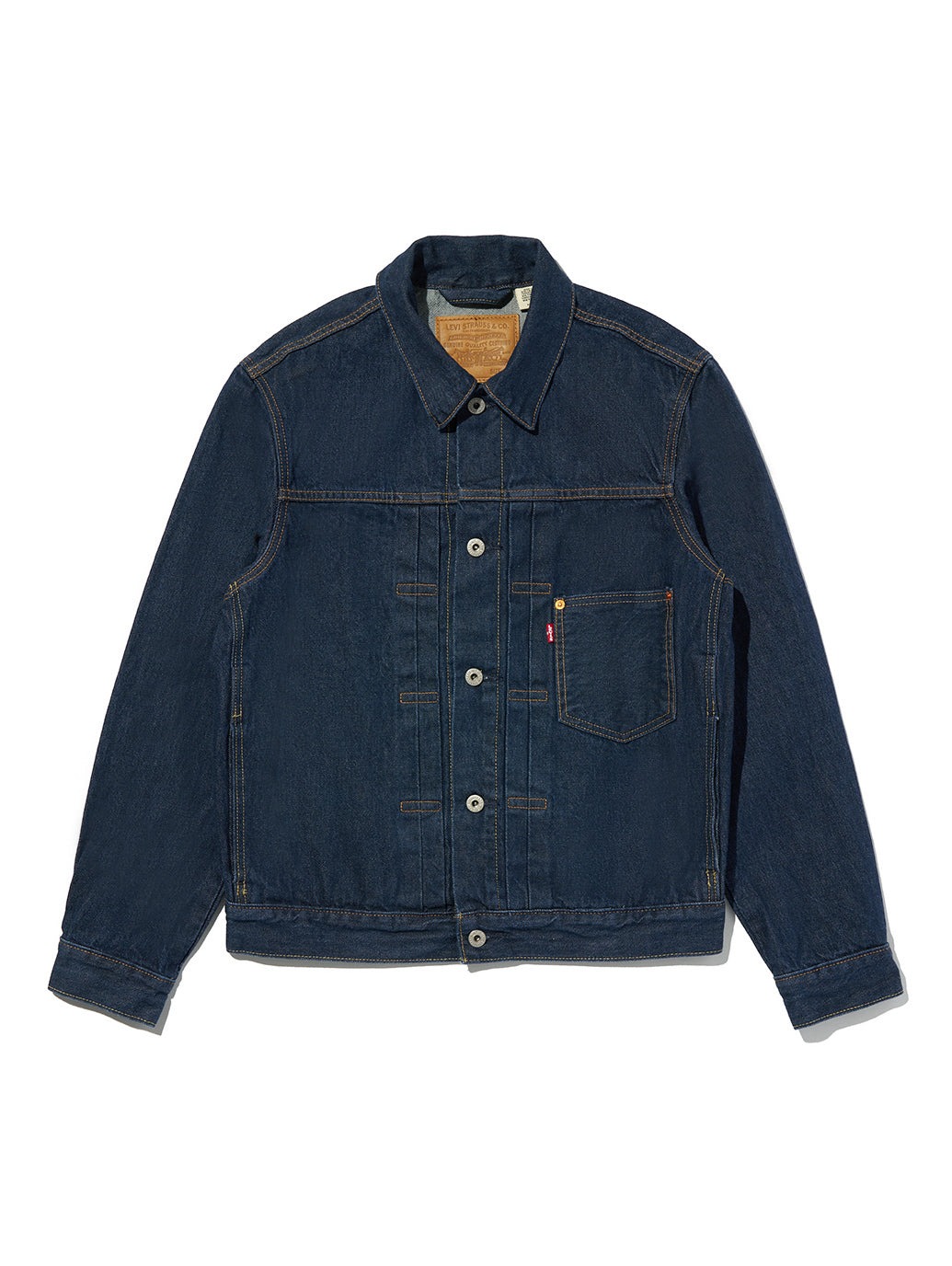 1st型 Gジャン リーバイス タイプ1 トラッカージャケット Jacket Levi's ファーストタイプ ( A31740030 ) TYPE I セルビッジ ジージャン メンズ デニムジャケット アウター ライトアウター ワークウェア アウター ダークインディゴ WORN IN アーベン 普段使い 実用的 2026年