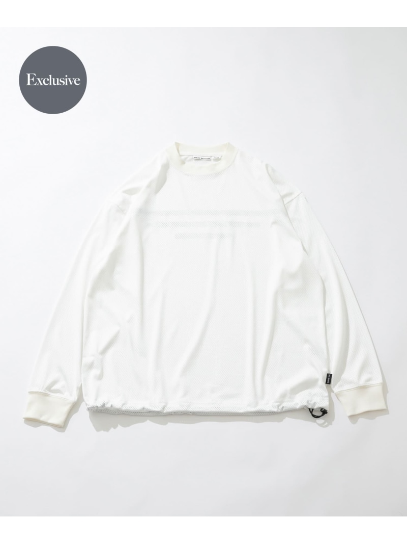 『別注』BURLAP OUTFITTER&times;LAKE SEEKERS REFLECTIVE MESH L/S URBAN RESEARCH BUYERS SELECT ユーアールビーエス トップス カットソー・Tシャツ ホワイト ブラック グレー【送料無料】[ Fashion]｜URBS 8,250円
