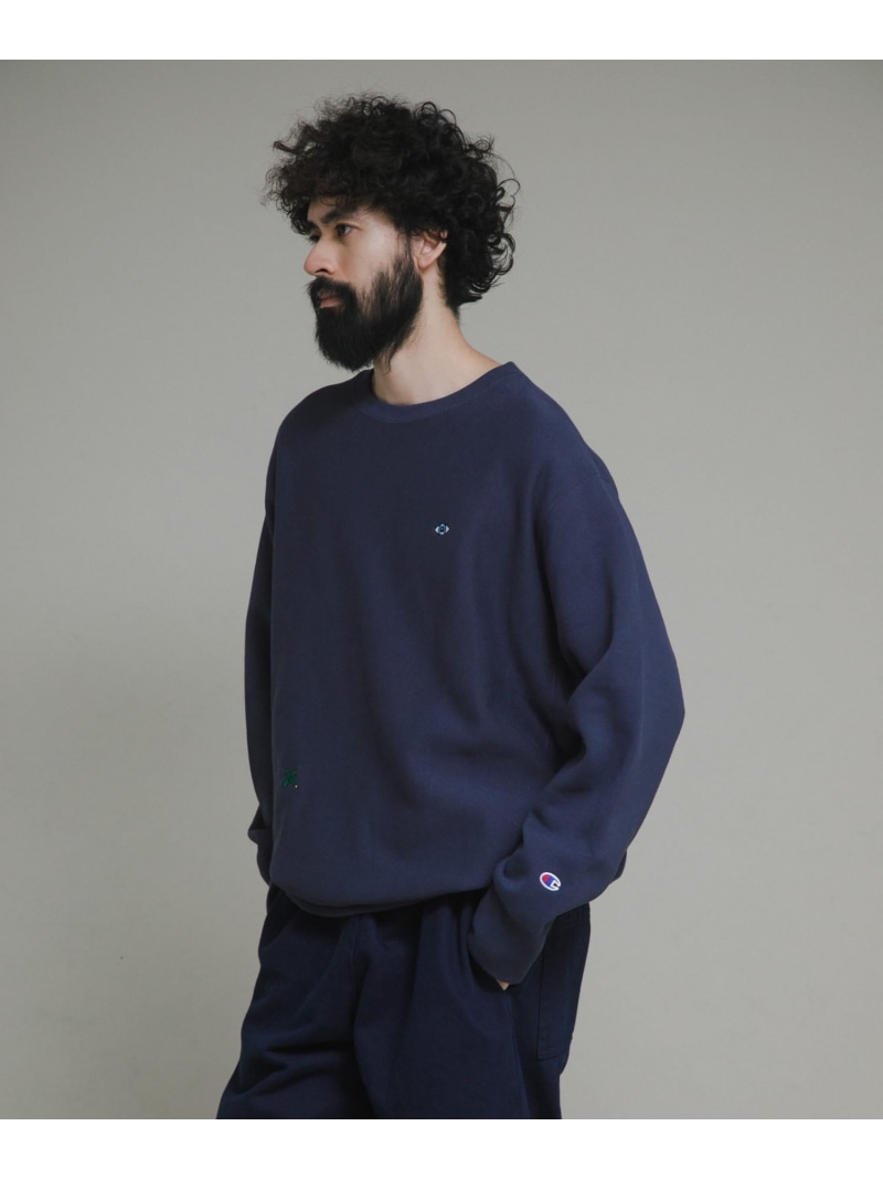 『別注』LOWERCASE×Champion LCリバースウィーブbyFACEOKA URBAN RESEARCH BUYERS SELECT ユーアールビーエス トップス スウェット・トレーナー レッド ブラック ホワイト シルバー【送料無料】[ Fashion]