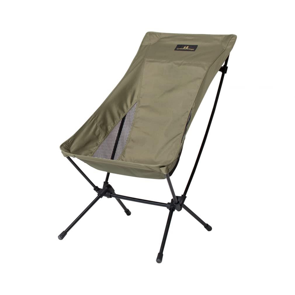 【美品】ogawa オガワキャンパル リクライニング チェア ローチェア カーキ 美品】ogawa オガワキャンパル リクライニング チェア