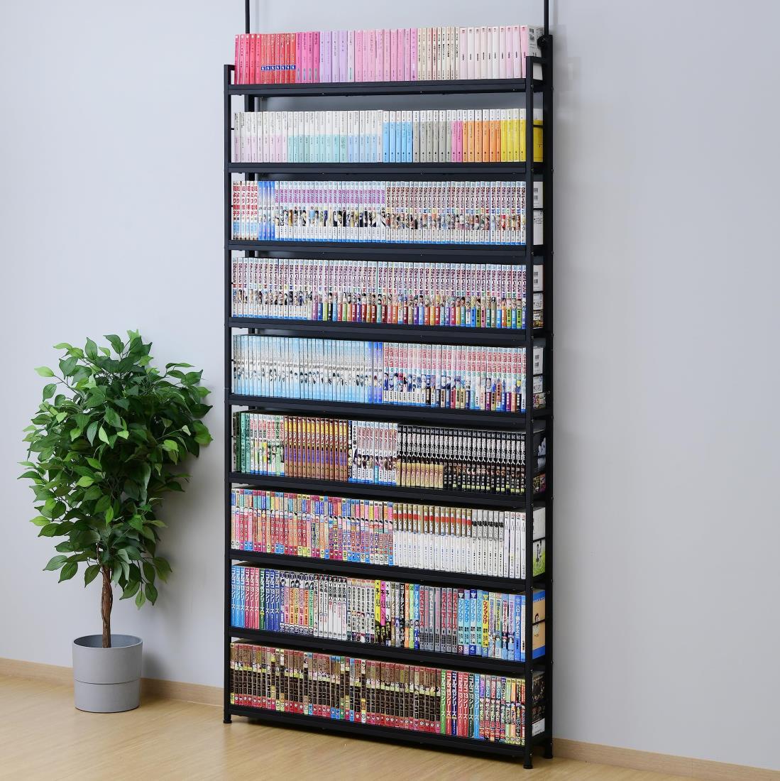 楽天市場】山善 突っ張りラックスリム RTRS−8015（OAK