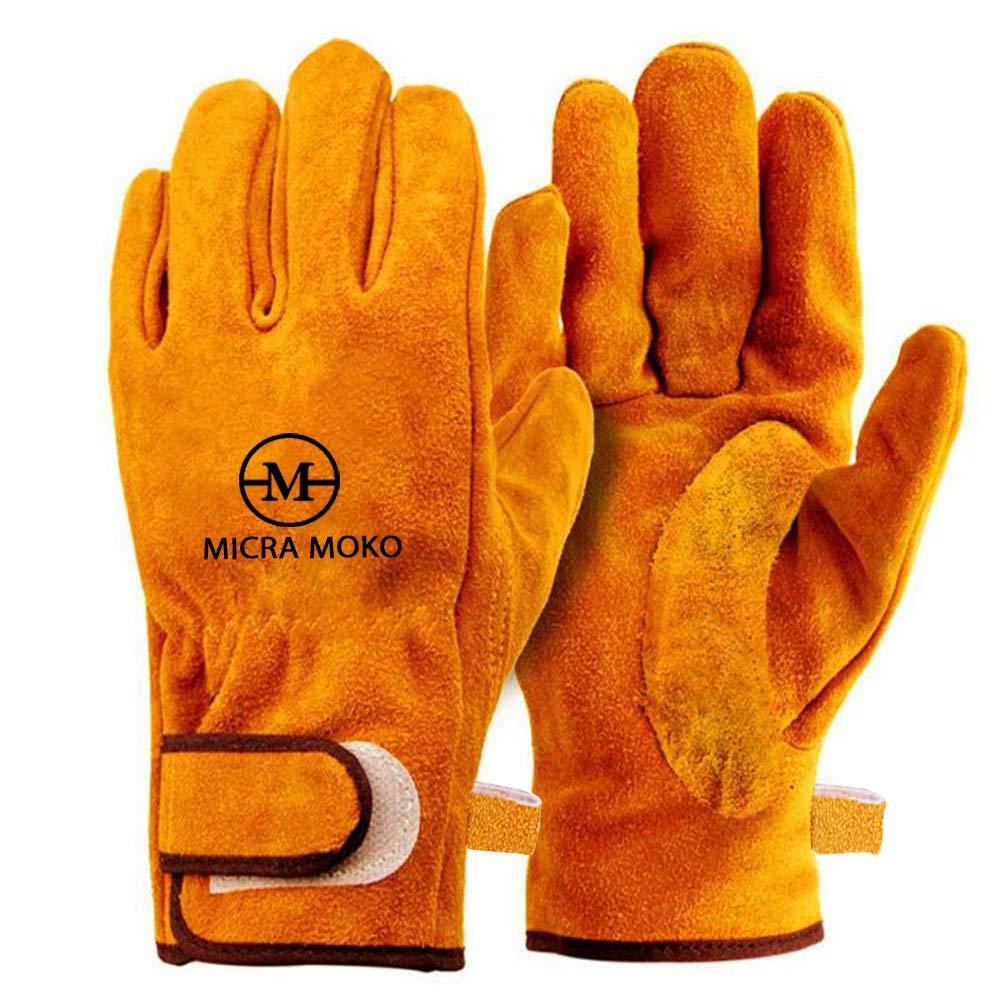 楽天市場】§M∞MICRA MOKO 耐熱グローブ耐久作業牛革手袋