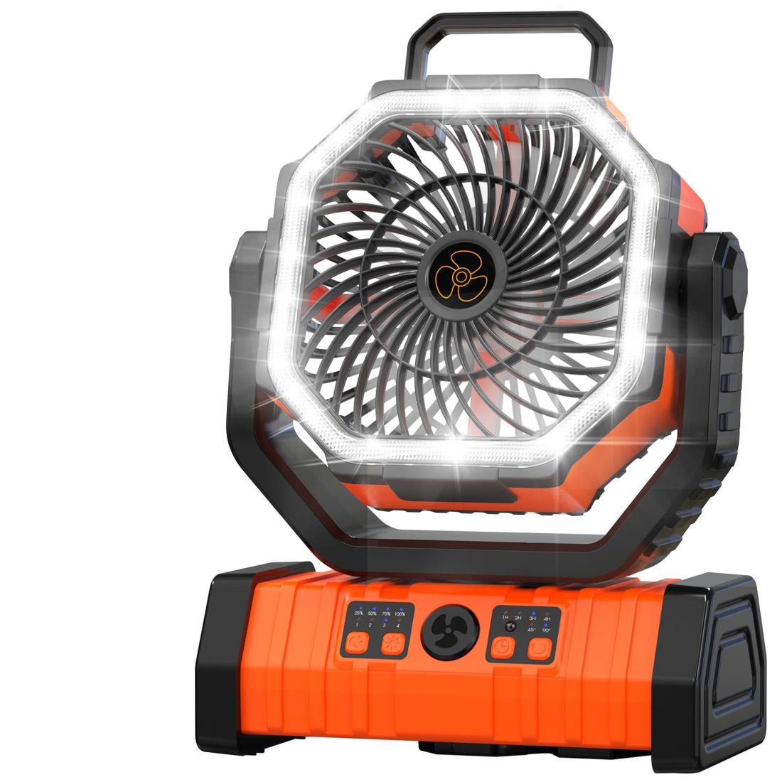 48000mAh 怪物ファンプラス版】Issufel キャンプ 扇風機 充電式 防災