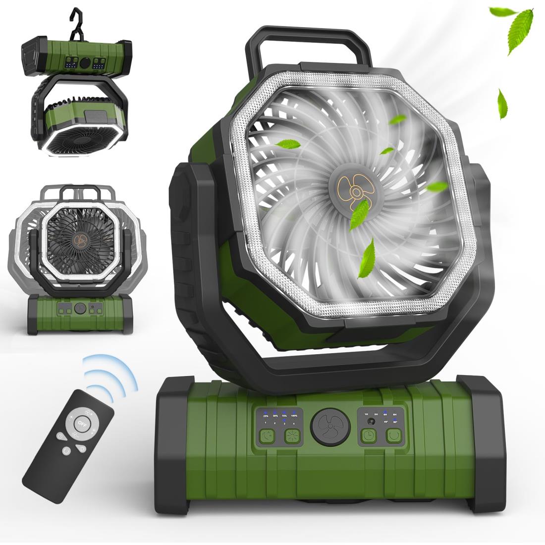 アウトドア 扇風機 サーキュレーター dcモーター リビング 充電式 キャンプ Amazon | SUKITEN アウトドア扇風機 キャンプ 充電式【2025先行
