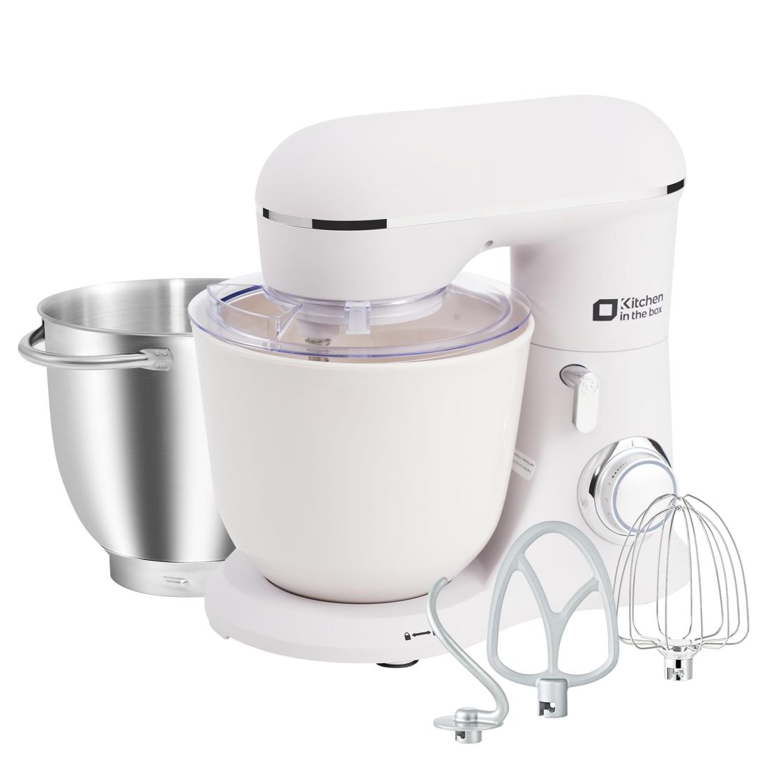 新品 Kitchen in the box スタンドミキサー 5L 6段階調速 Amazon | 【アップグレード·低騒音版】 Kitchen in the box スタンド