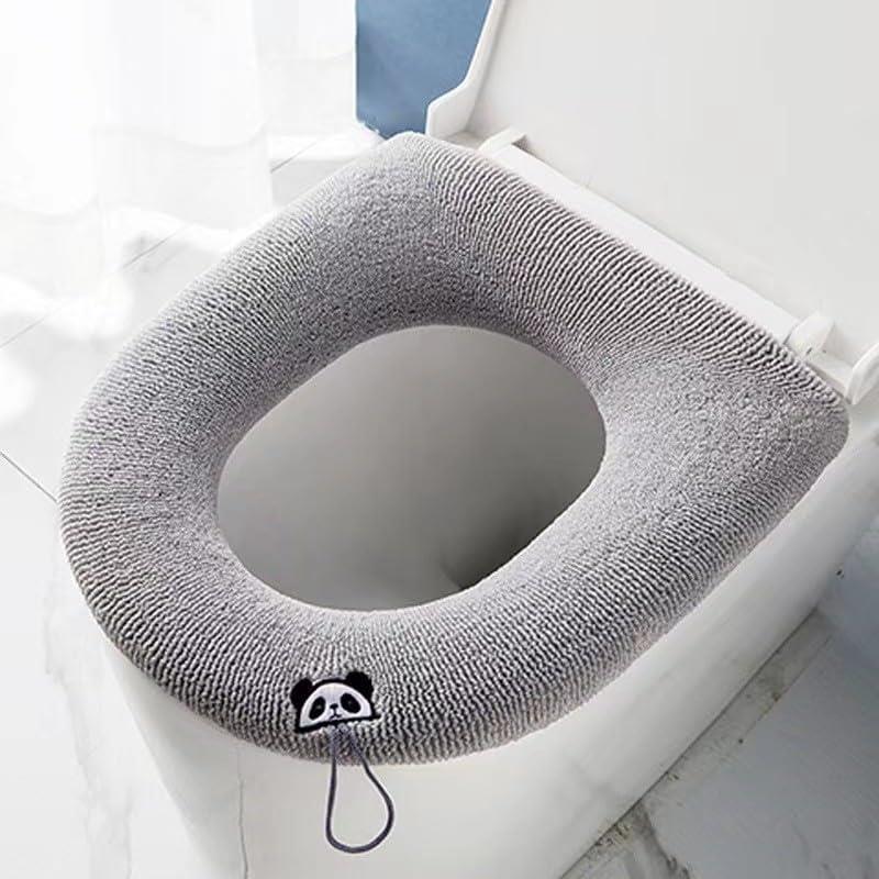 【楽天市場】便座カ バ ー トイレカ バ ー O型 便座クッション 厚手 暖かい 厚織り 便座クッション 便器マット ファスナー付き 猫の