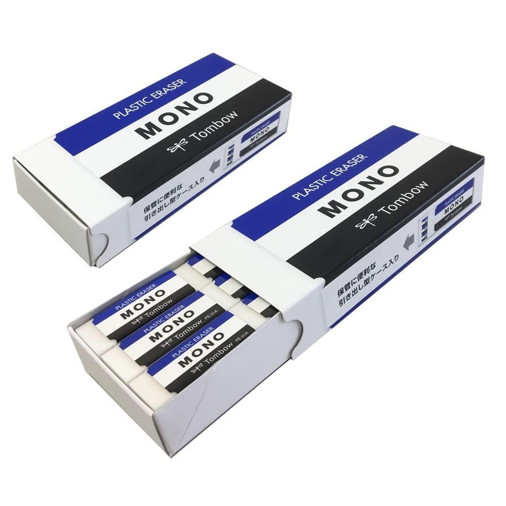 楽天市場】トンボ鉛筆 長方形 消しゴム MONO モノボックス 18個入 JHA