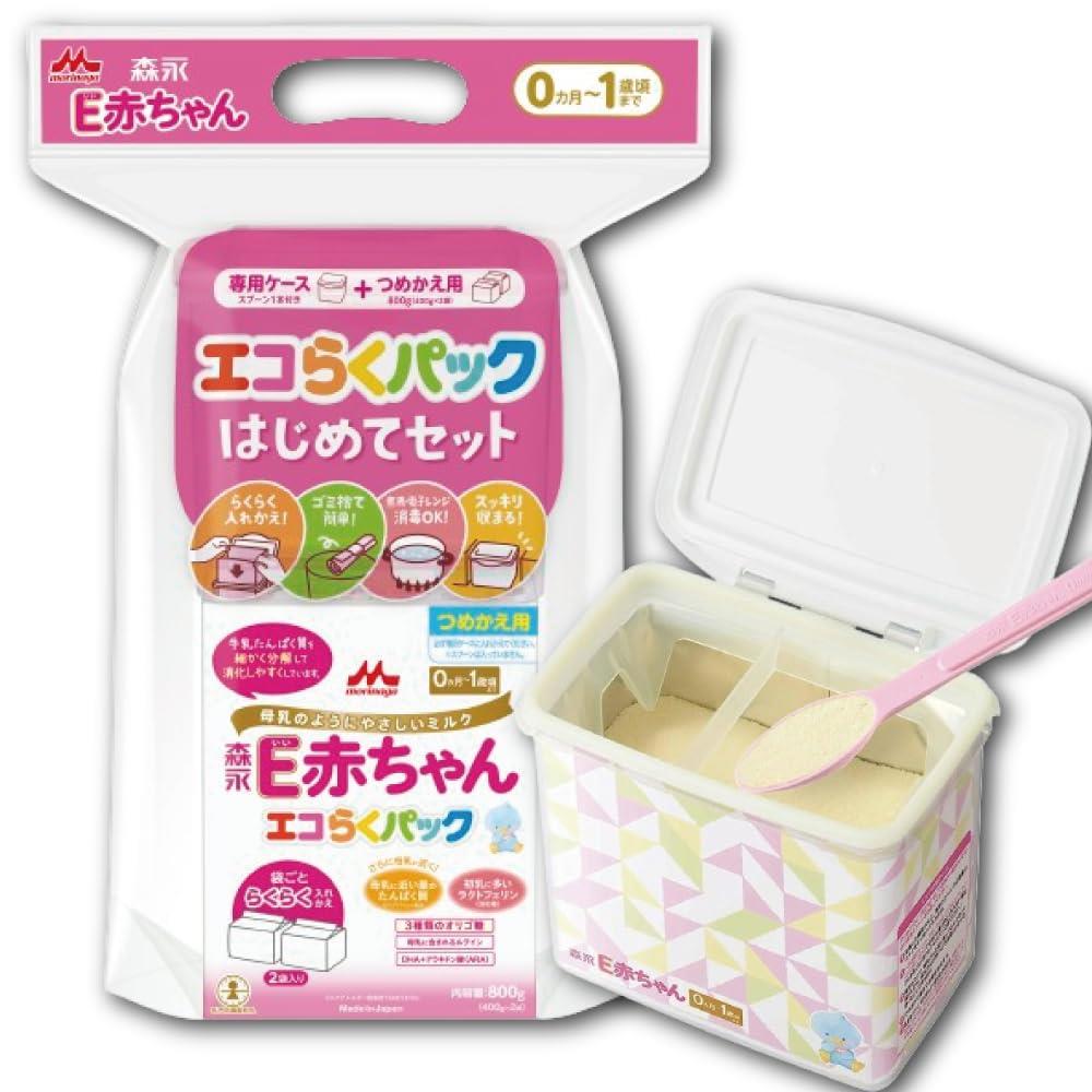 楽天市場】《森永乳業》 E赤ちゃん エコらくパック 800g