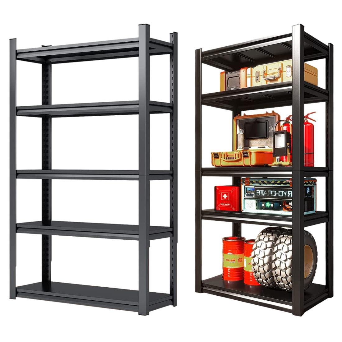 PTUWODS スチールラック 本体高耐荷重収納棚 (120*40*183cm) Amazon｜PTUWODS スチールラック本体 高耐荷重収納棚 メタル