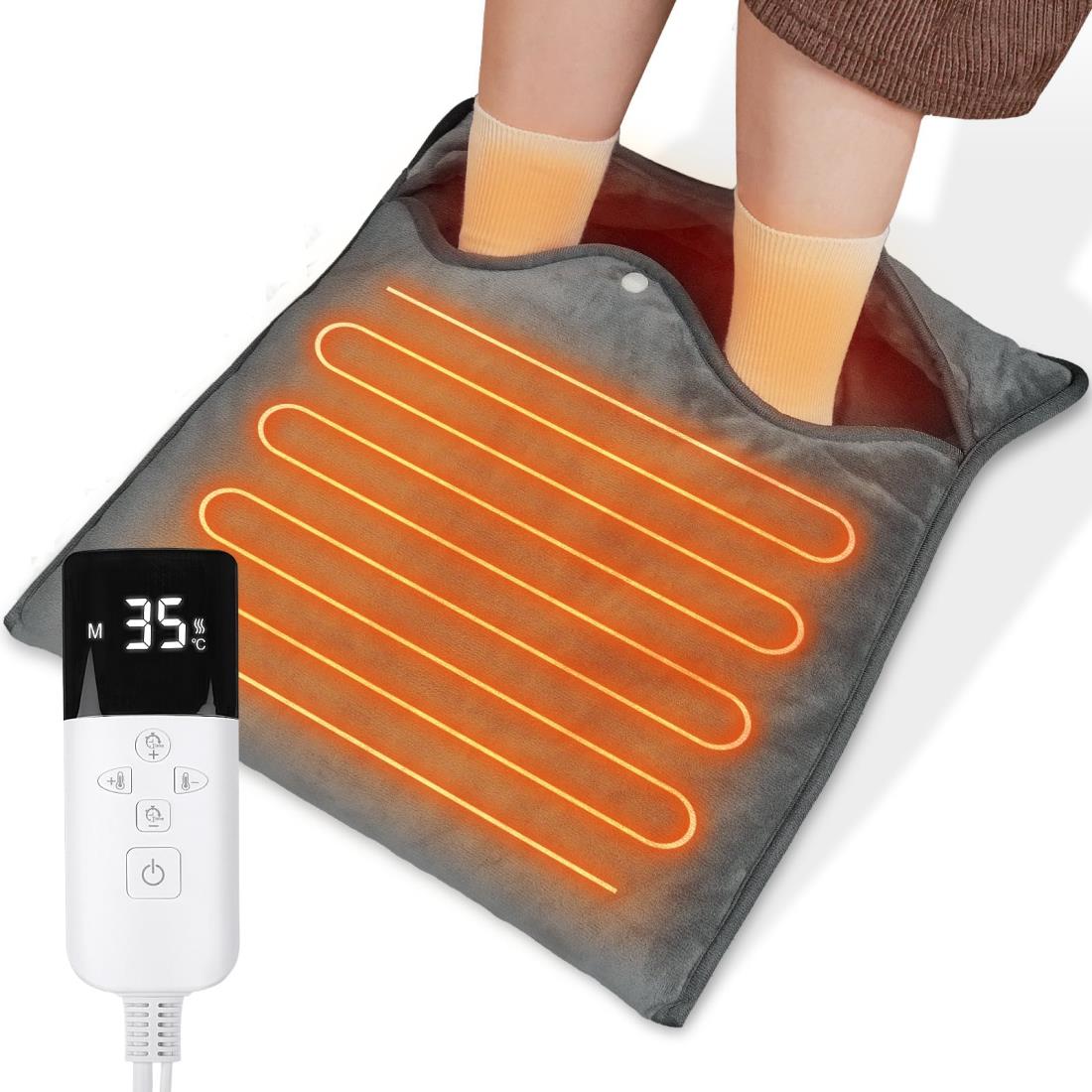 楽天市場】電気足温器 フットウォーマー【30℃～70℃無段階温度調節・ECO