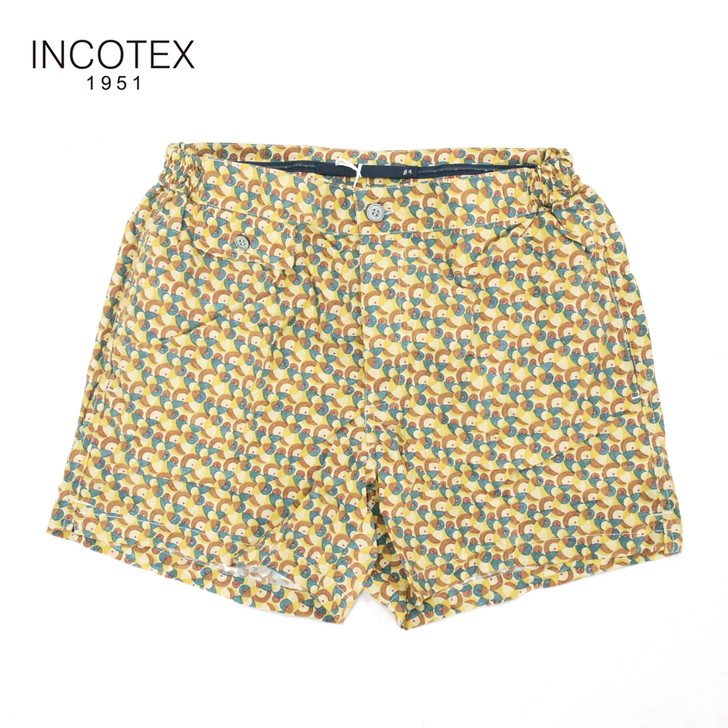 70%オフ 新品 正規品 インコテックス INCOTEX mare 水着 44 46 48 50 52 イエロー メンズ Sサイズ Mサイズ Lサイズ LLサイズ 3Lサイズ トランクス ポケット付き ライナー付き ナイロン100% ポーランド製 14B002 SW175