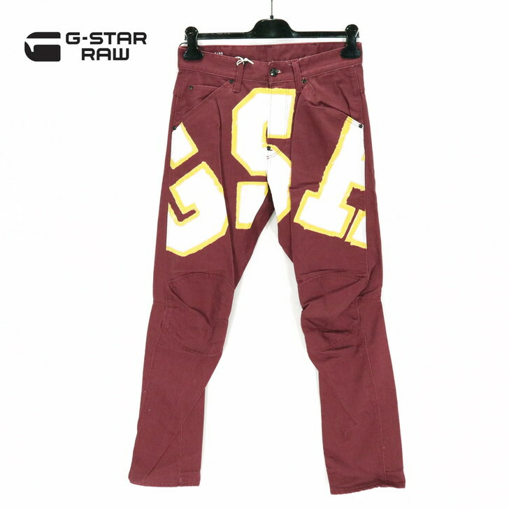 65％オフ 新品 置き目品 ジースターロゥ G-Star RAW デニム 28 29 32 34 メンズ S大きさ M大きさ L大きさ LL大きさ ぶどう酒 色合いジーンズ 5衣嚢 綿織物100% 刷り上げる 5622 3D TAPERED D04956-A291-9626