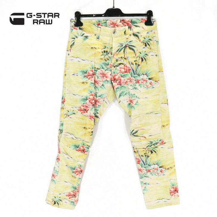 65％オフ 新品 置き目品 ジースターロゥ G-Star RAW デニム 30 メンズ M大きさ 黄色柄 色合いジーンズ 5衣嚢 綿織物100% 刷り上げる 5622 3D TAPERED D04956-A347-9673