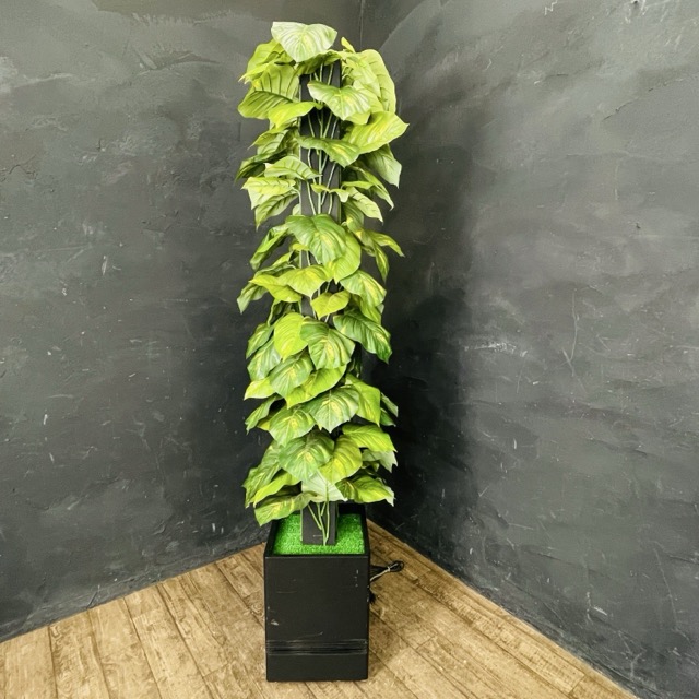 ★お買い物マラソン 期間中限定 ポイント10倍★環境機器製作所 観葉植物型 空気清浄機 【中古】動作保証 置き型 フェイク インテリア /514402