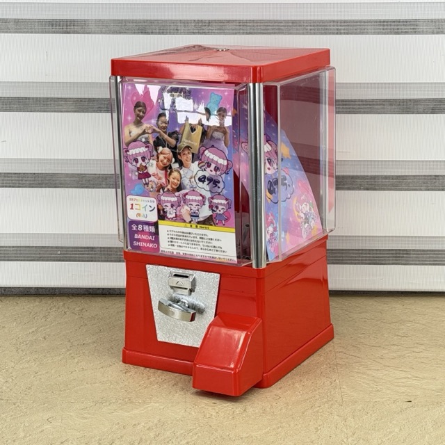 ★百貨店大売り出し継続期間中押さえる 尖んがり10倍★ガチャコップ 【中古】あムーサ ガチャポン 鍵皆無現況品 赤いこと ガチャガチャ  小型 レトロ 御勤め用 / 517103