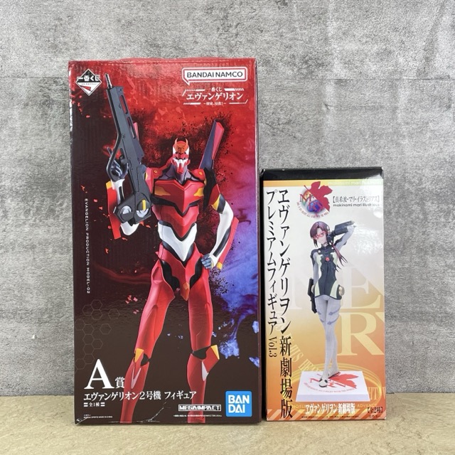 ★お買い物マラソン期間中限定 ポイント10倍★未開封 エヴァンゲリオンフィギュア 2点 一番くじ A賞 2号機 新劇場版 プレミアムフィギュアvol.3 真希波・マリ・イラストリアス/516826｜urica店