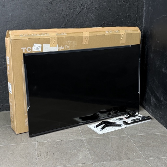 ★お買い物マラソン 期間中限定 ポイント10倍★4Kスマート 液晶テレビ【中古】美品 動作保証 TCL 43V6C 43型 2025年製 ネット動画対応 GoogleTV 031080 / 23628