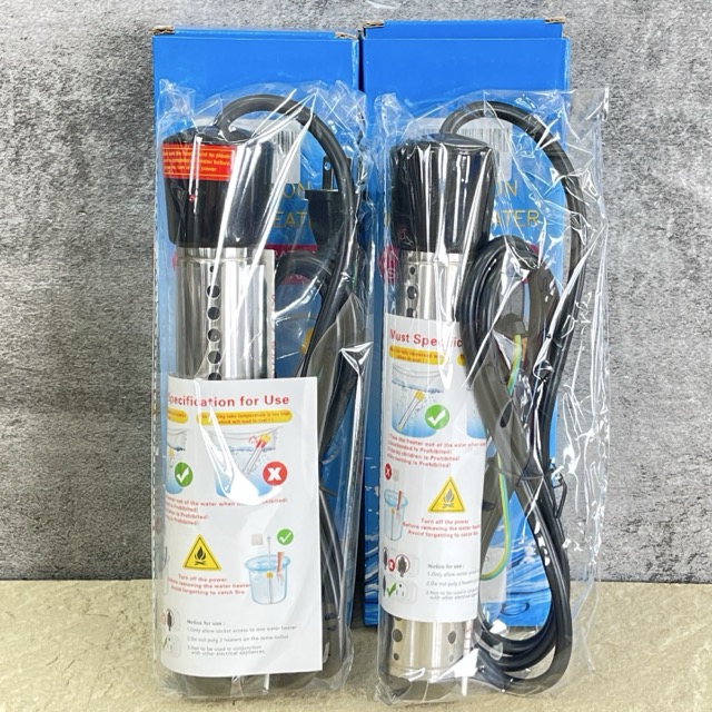 ★お買い物マラソン 期間中限定 ポイント10倍★新品未開封 IMMERSION WATERHEATER 投げ込みヒーター 2点セット バケツ 洗面器 浴槽 小さなプールに/900828