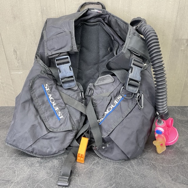 ★百貨店大売り出し継続期間中制限事項 尖んがり10倍★BC上衣 【中古】 SEAQUEST シークエスト 黒いこと S大きさ アクアラング 飛び込み競技 / 56038
