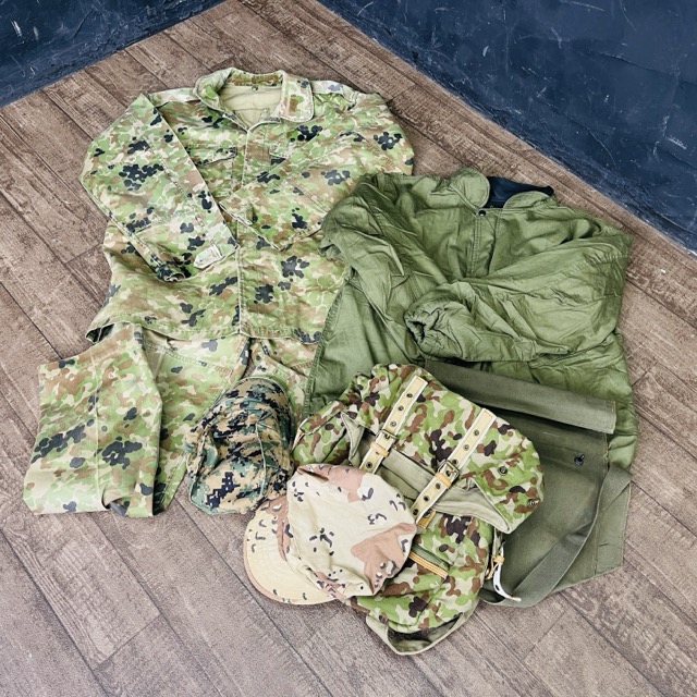 ★お買い物マラソン 期間中限定 ポイント10倍★ミリタリー 7点セット 【中古】　迷彩服 上下 帽子 ブルゾン リュックLITEINDUSTRIES　SUIT CHEMICAL PROTECTIVE SEKRI INDUSTRIES/514239