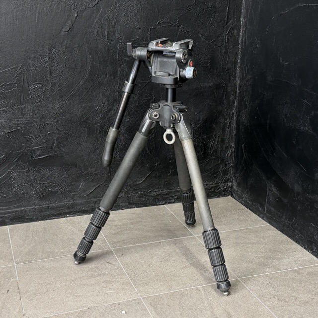 三脚 ビデオ雲台 セット 【中古】Manfrotto マンフロット 503HDV Velbon Neo Carmagne 740 カメラ 撮影機材 アクセサリー / 516440
