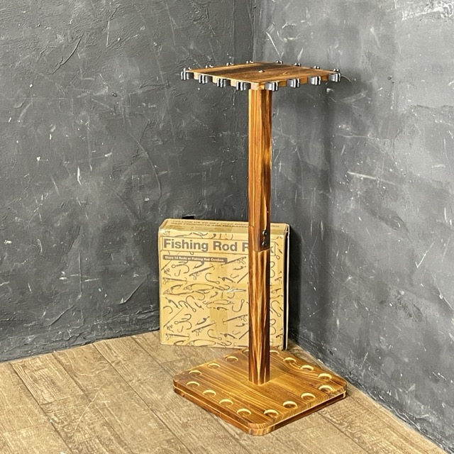 ★お買い物マラソン 期間中限定 ポイント10倍★未使用 ロッドスタンド GHOSTHORN Fishing Rod Rack 釣竿スタンド ロッドホルダー 釣竿立て 16本用 フィッシング/900351在★5