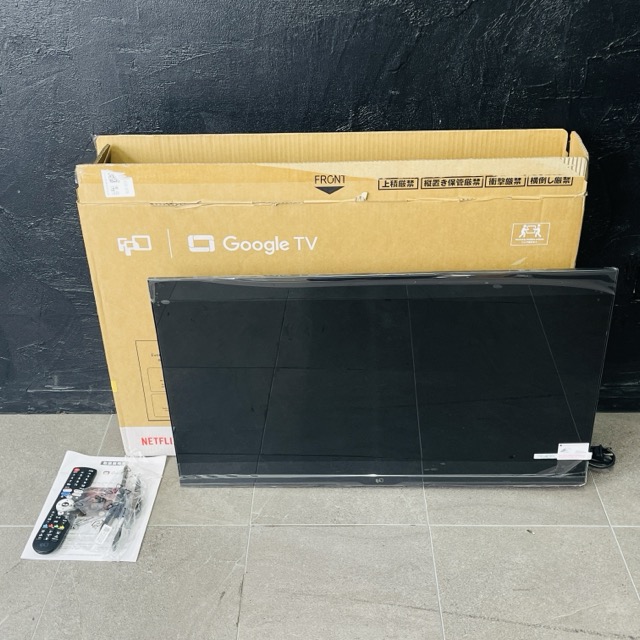 ★お買い物マラソン 期間中限定 ポイント10倍★美品 FPD スマートテレビ チューナー搭載 32V型 GoogleTV ネット動画対応 JG32-PB 2025年製 【中古】動作保証 黒 028015/23552